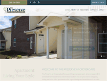 Tablet Screenshot of preserveatcrossroads.com